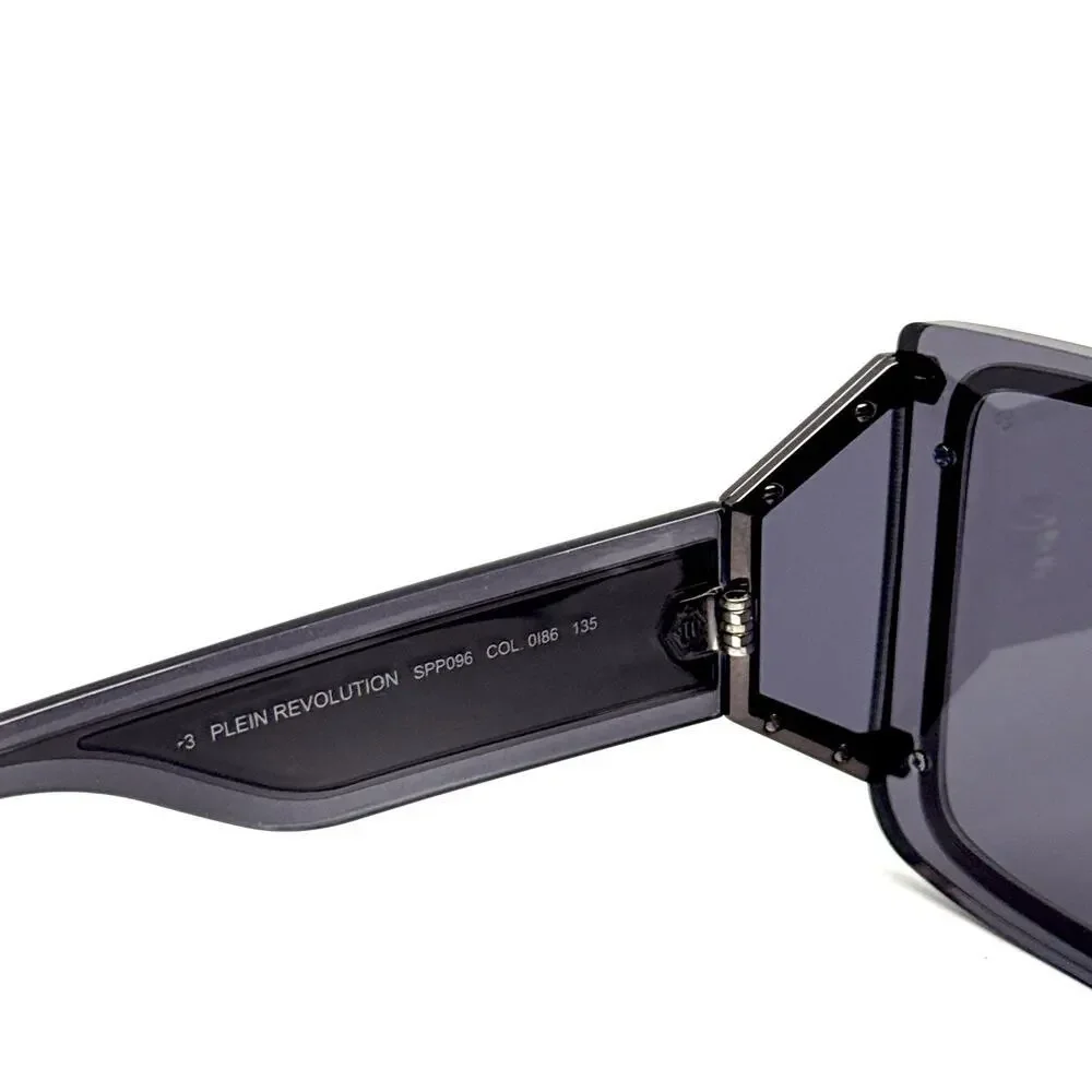 New! PHILIPP PLEIN Sunglasses PLEIN REVOLUTION SPP096 Col.0I86, Authentic